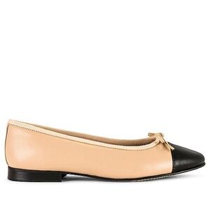 Elegant Two-Tone Ballet Flats